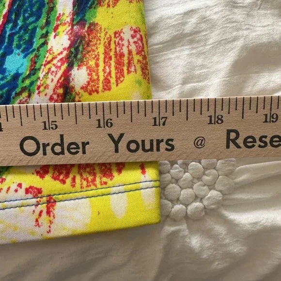 XOXO Womens Sleeveless Bodycon Dress Vibrant Abstract Print XL Artsy Vibrant - Picture 7 of 9